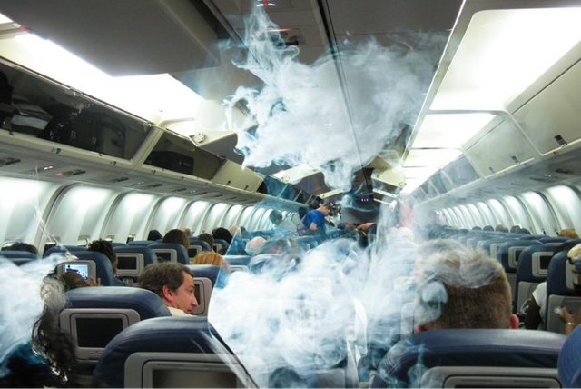 История курения в самолете